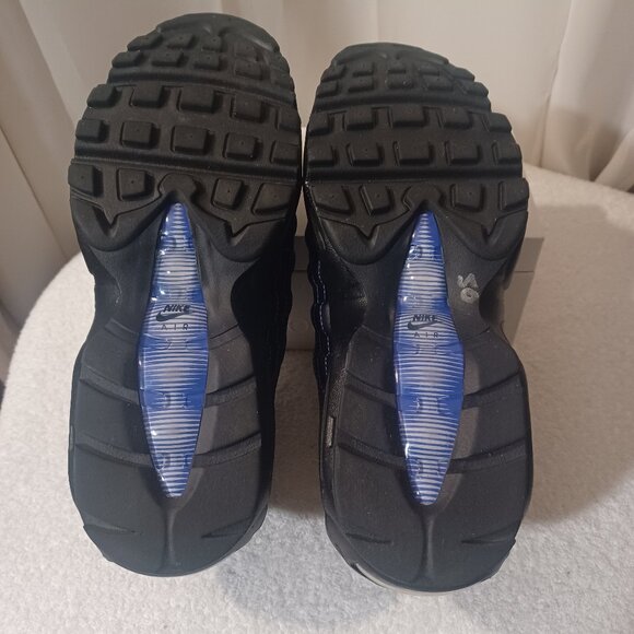 NIKE AIR MAX 95 RECRAFT BLACK/PERDIAN VIOLET GS. SIZE 7Y OR WOMEN - Picture 5 of 5